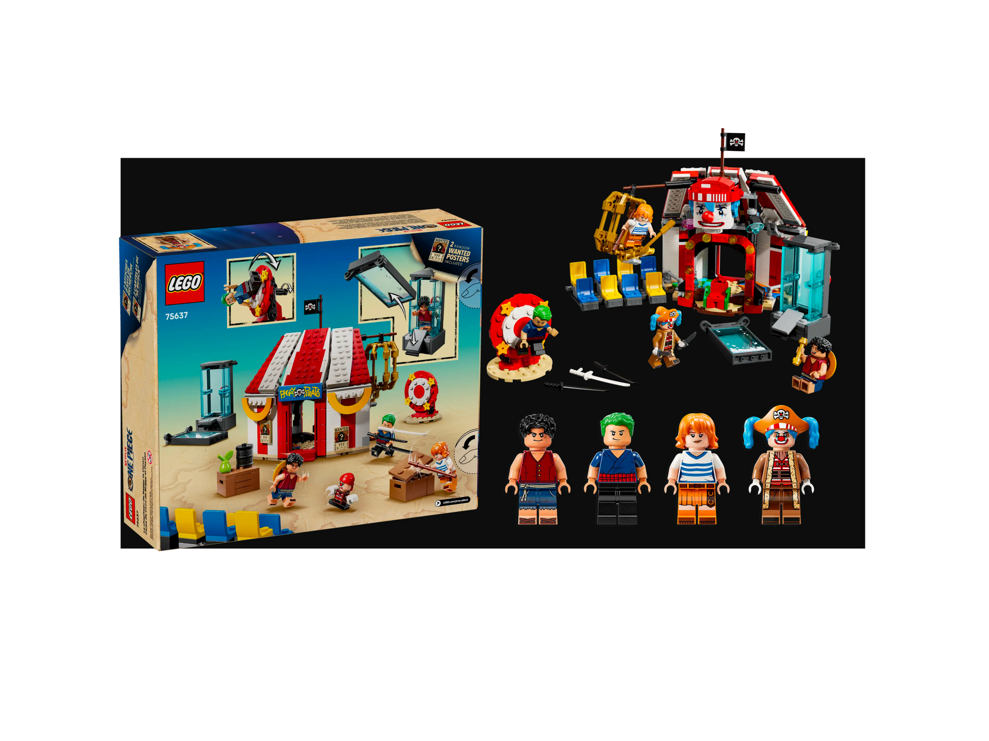 PREORDER LEGO One Piece 75637 - La Tenda del Circo di Bagy il Clown