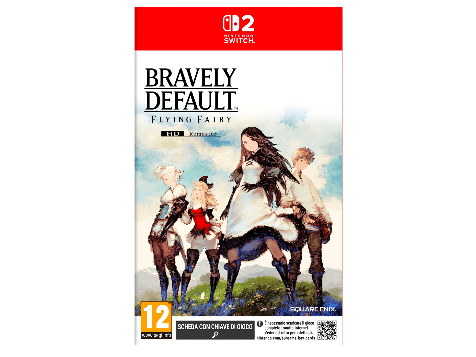 Bravely default flying fairy HD REMASTERED - Nintendo switch 2 VERS ITA