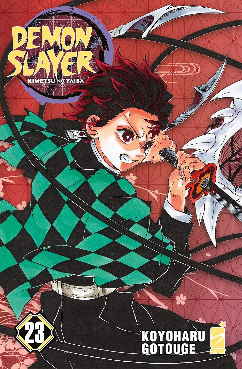 Demon Slayer 23 Variant Cover Edition con Mini Shikishi