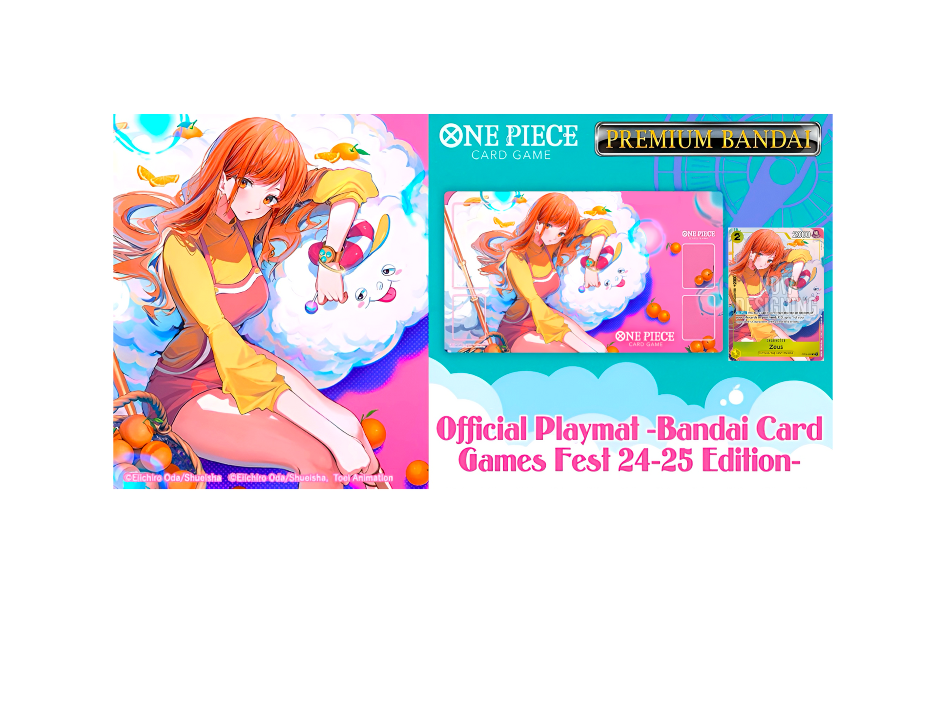 One Piece Card Game Playmat ufficiale - Bandai Card Games Fest 24-25 Edition