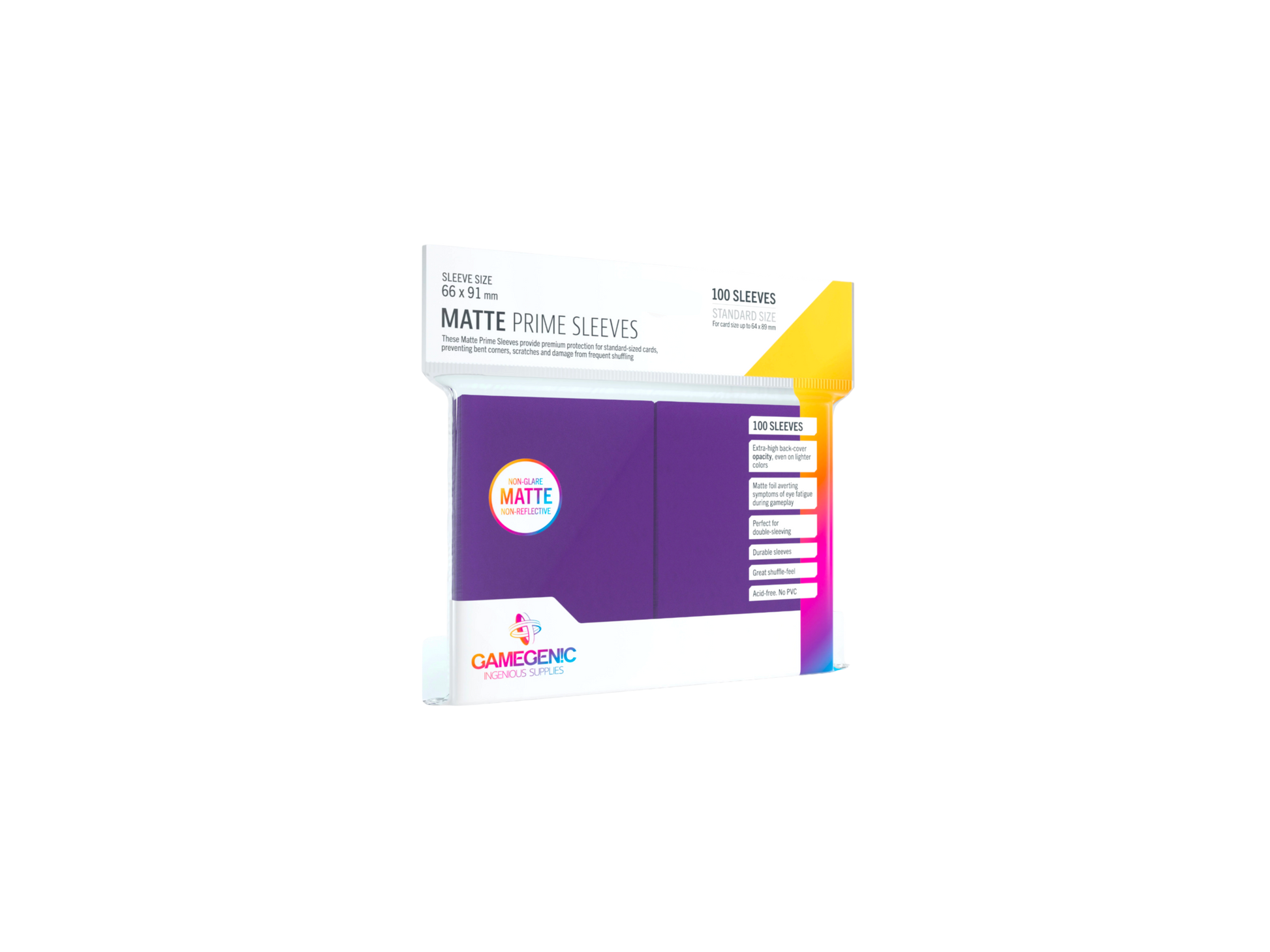 Sleeve colore viola 100pz. - GAMEGEN!C purple sleeve