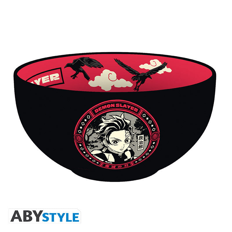 BOWL 600ML- Tanjiro Kamado red&black
