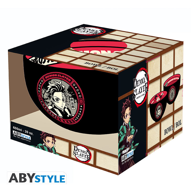 BOWL 600ML- Tanjiro Kamado red&black