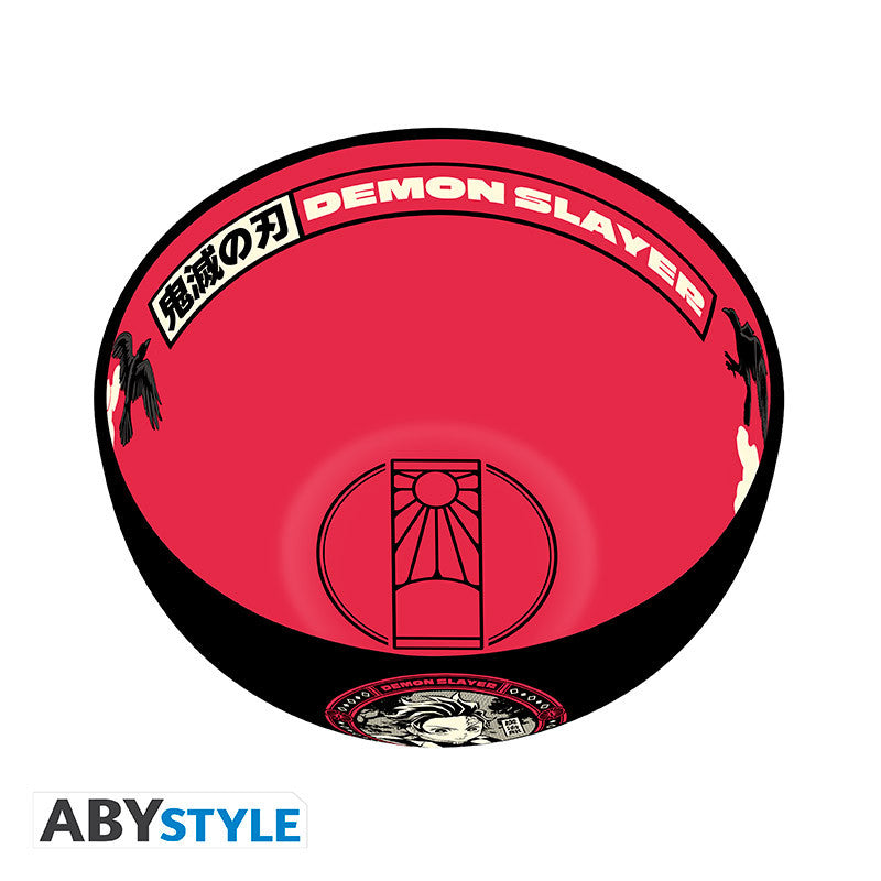BOWL 600ML- Tanjiro Kamado red&black