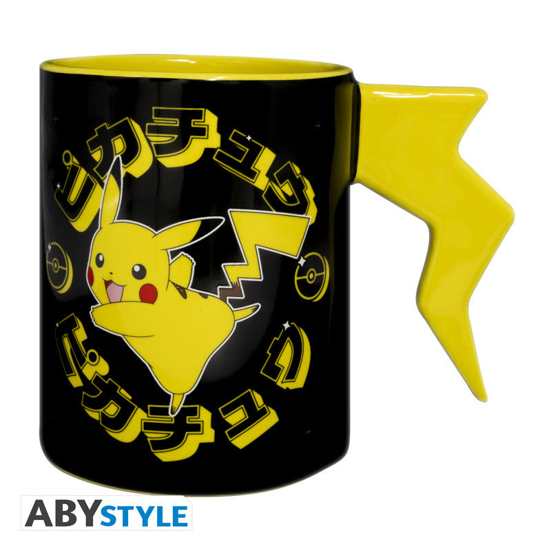 TAZZA 460ML - Pikachu Black & Yellow
